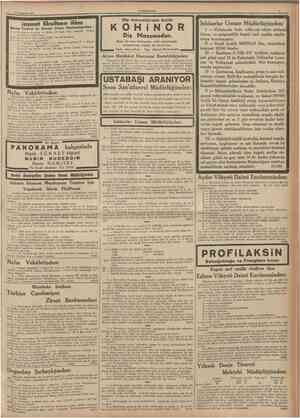  22 Temmuz 1937 CUMHURİYET Bursa Ticaret ve Sanayi Odası Başkanlığından : 1 Eksiltmeye konulan iş: Bursa eski îpek hanı...