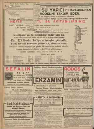  in CUMHURIYET 2S Teffimuz M3? VEBOLİD TATLI SU YAPICI CIHAZLARINDAN 1937 ( B O 2 ) MODELiNi TAKDİM EDER. Şehir suyu borusuna,