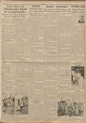  27 Temmuz 1937 CUMBURtYET Madrid tehlikeye girdi Edebî fıkralar Radyodaki konferans münasebetile Refik Ahmed, Ali Kâmiye...