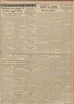  2 Ağustos 1937 CUMHURİYET SON HATIRALAR: Ihtilâlciler bir günde 24 kasaba işgal ettiler İspanyol anarşistleri Katalonya...