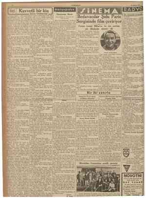  CTJMHURIYET 29 Ağustos 1937 Küçük hikâye Kuvvetli bir kin Antone Tch&khov'dan rafa tasavvur edebileceğiniz kadar derin bir