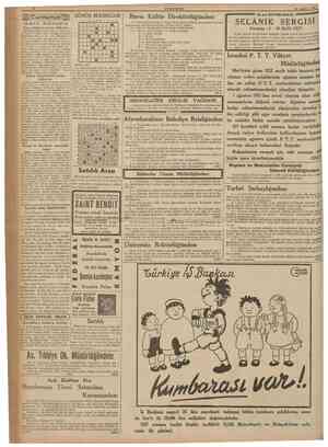  10 CUMHURtYET 30 Ağustos 1937 Küçükayasofya Cami sokak 9 numarada s mütekaid binbaşı Lâtif imzasile aldığımız 4 mektubda...