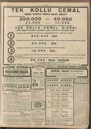  13 Birinciteşrin 1937 CÜMHURIYET İst. Borsası 12/10/937 P A BA LA B Açılıs Kapanış Sterlrn 625. 629. Dolar 123. 127. 86....