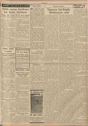  12 Birincikânun 1937 CUMHURİYET Hâdiseier arasında Bahar anaforu Büyük davalar Müfsidlik mi9 Silâh yarışı korkunc bir hızla