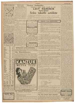  8 CUMHUBİYET 25 tkincikânun 1938 Istanbul üçüncü icra memurluğundan: İpotek eihetinden paraya çevrilme sine karar verilen ve