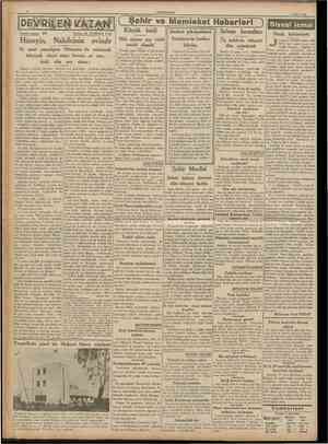  CUMHURtYET 3 Mart 1938 ( Şehir ve Memleket Haberleri ) Siyasî icmal Tarihî roman: 2 3 Yazan: M. TURHAN TAN Küçük katil Dün