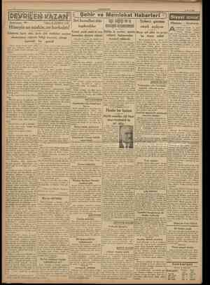  CUMHURİYET 4 Mart 1938 Esnaf, çeşid çeşid el araEskiîerin harb ehli, darb ehli dedikleri soydan basından şikâyet ediyor...