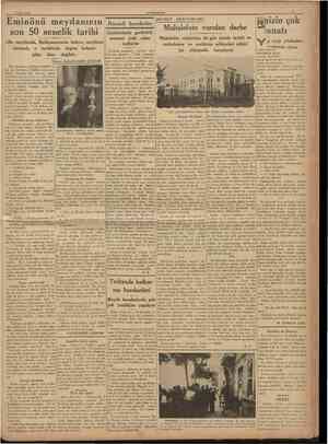  4 Mart 1938 CUMHURÎYET Eminönünde geciktirilmemesi icab eden «Bu meydanda, Balıkpazarında kahve, meyhane tedbirler işletmek,