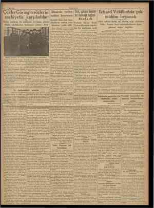  3 Mart 1938 CUMHURtYET Bütün matbuat, bu asabiyete tercüman olarak: rikalıların coşkun teza«Dört milyon liralık bir klering
