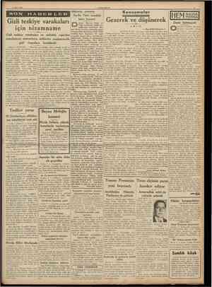  8 Mart 1938 CUMHURÎYET \ SON Hâdise!er arasında Gizli tezkiye varakaları için nizamname Gizli tezkiye varakaları ve müfettiş