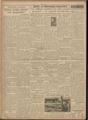  CUMHURÎYET 12 Mart 1938 KOYCULUK DAVAMIZ f Şehir ve Memleket Haberlerl Yeni ondülâsyon talimatnamesi Amerikanın meş Paket...