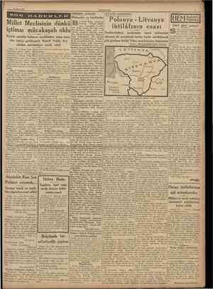  19 Mart 1938 CUMHURIYET Hfidiseler arasında SON SİYASET ALEMİNDE: Melemeler ve hakikatler ir telgra/ haber veriyor ki,...