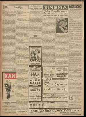  CUMHURIYE1 25 Mart 1938 Tarihi roman: Ziraî kalkınma plânmın tatbikı için Amerika ve Almanyaya mühim miktarBeyoğlu Halkevi da