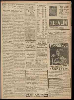  27 Mart 1938 CUMHURİYET Südet Almanları Çekoslovak hükumetini tehdid edıyorlar Haynlayn «Hükumet dahilde sulhu muhafaza etmek
