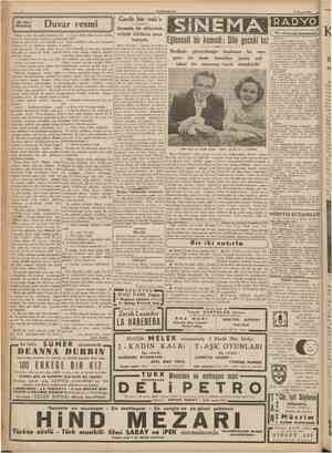  CUMHURtYET 9 Nisan 1938 Bir Çin hikâyesi Duvar resmi Garib bir vak'a Somada bir dilencinin evînde kiloîarca para bulundu...