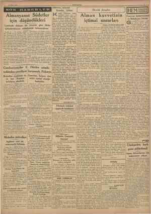  22 Nisan 1938 CUMHURİYET HABE LE HâdiseJer arasında Kırşehir felâkti Büyük davalar Almanyanın Südetler K için düşündükleri