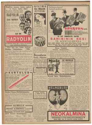  10 CUMHURIYET 26 Nisan 1938 Beşikten mezara kadar sağlam ve beyaz kalan dişler Diş macunu kullananlar birçok tecrübelerden