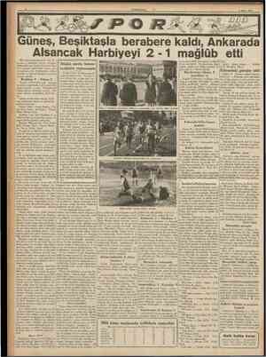  CUMHURtYET 9 Mayıs 1938 Millî kiime karşılaşmalarına dün An karada ve şehrimizde devam edilmiştir. Ankaradaki maç, Izmir...