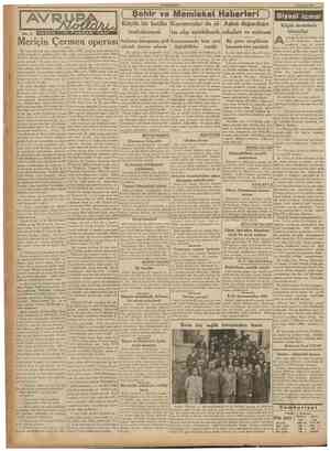  CUMHURtYET 3 Haziran 1938 duruşması, gizli Meriçin Çermen operası Suçlunundevam edecek Kararnamede olarak değişiklikler Bir