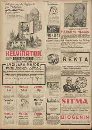  10 CUMHURIYET 7 Haziran 1938 y i/oz TTktfsiminL İHİ DfiFfi DRMR PZ İ5LEUERER . Başağrısımı ? KELVmRTOFU* pgni RpnpımRnı uERen