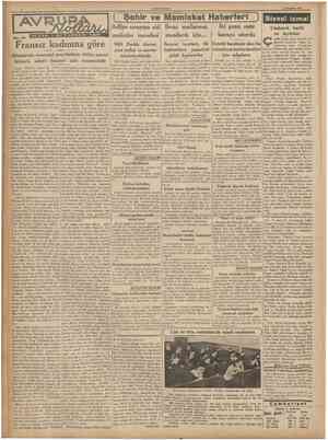  CUMHURİYET 25 Haziran 1938 ( No. 24 VAZAN • M. TURHAN ' TAN Şehir ve Memleket Haberleri ) Siyasî icmal İki gemi siste karaya