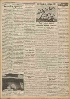  27 Haziran 1938 CUMHUBtYET PAZARTESi MUSAHABELERi thtısadî hnvpkptlpr Sağlık notları Yeni arpa mahsujü, yurdun her yanmda...