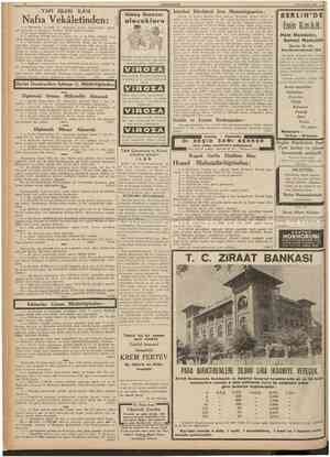  10 CUMHURtYET 24 Temmuz 1938 YAPI İŞLERİ İLÂNI Nafıa Vekâletinden: 1 Eksiltmiye konulan i ş : Ankarada Devlet mahallesinde