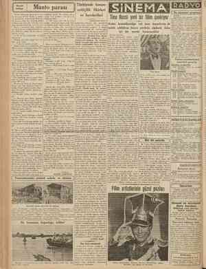  CUMHUEİYET 25 Temmuz 1938 Manto parası îlk bcş randevunun bcşine 6t bir başka rob giyip gelmişti. Kesesi, bir metresin...