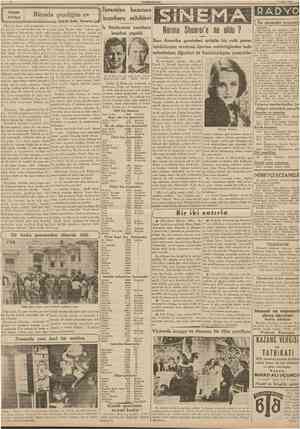  CUMHURİYET 3 Evlui 1938 KUçUk hikfiye Rüyada gezdiğim ev Cahid Sıtkı Taranci İkramiye kazanan kumbara sahibleri Iş Bankasının