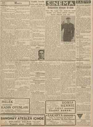  CUMHURIYET 20 Eylul 1938 Camide hırsızlık Sarhoş suçlu, dünkü duruşmada mahkum oldu RADYO Dovüşmekten bıkmıyan bir adam...