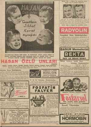  CUMHURtYET 22 Eylul 1938 Sabah, öğle ve akşam her yemekten sonra dişleri niçin fırçalamak lâzımdır ? Öz/ÜJJn/ar/ ÇocuA/ar/h