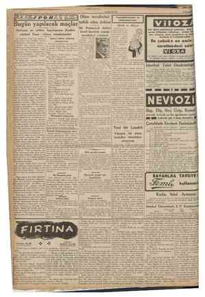  CUMHURtYET 9 Birinciteşrin 1938 PO J? 3ugün yapılacak maçlar Haftanın en mühim karşılaşması Kadıköyündeki Fener Güneş...