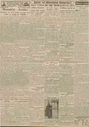  CUMIUJRİYET 17 Birincikânun 1938 ^MUHAREBELERi Tefrika No. 36 Nakleden: ABİDİN DAVER Şehir ve Memleket Haberleri Siyasî icmal