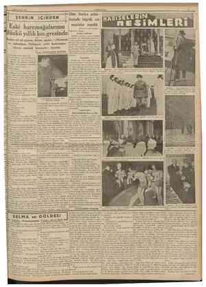  9 tkincikânun 1939 CUMHURİYET \ ŞEHRiN İÇİNDEN Eski haremağalannın dünkü yıllık kongresinde Saçları tel tel ağaran, ihtiyar