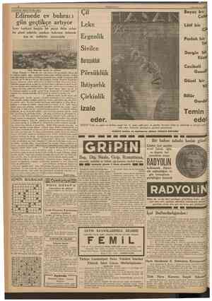  16 tkincikânun 1939 JEDİRNE MEKTUBLARI: Edirnede ev buhraı ı gün geçtikçe artıyor Çil Leke Ergenlik Sivilce Beyaz bir Çehre