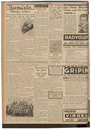  20 İkincikâmın 1939 Bibliyoğrafya İstanbulun masalları GUNUN BULMACASI 12S 4 5 « 1 8 9 10 11 Ölümle tedavi Mısîrda yapılan