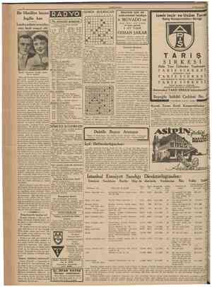  CUMHURİYET 25 tkincikânun 1939 Bir Hindliye kaçan Ingiliz kızı Londra polisini ve matbuatını hayli meşgul etti RADVO aksamki