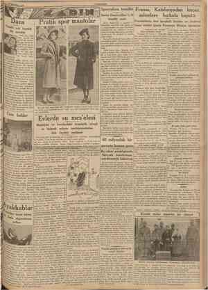  30 İkincikânun 1939 C U lıAİi «J İVâ X £ı'i' Sporculara tenzilât Dans Vücude çok faydalı bir spordur Evet, dans hakikaten...