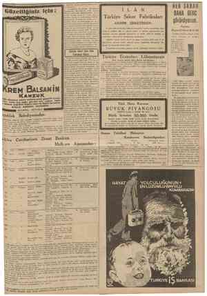  16 Snbat 1939 CUMHURIÜET 11 Güzelliğiniz için: İstanbul aslıye üçüncü hukuk mah kemesinden: Beyoğlunda, Kurtuluşta Baruthane