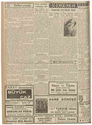  eUMHURI¥ET 3 Mart 1939 Deliler evinde Andrö Warnod'dan İnsan vücudünü sertlestiren âlim Ölüm döşeğinde olan mütehassısm bu