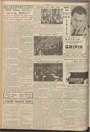  CUMHURİYET 18 Mart 1939 #»© R f Müstakillerin sergisi bugün açılıyor j Millî küme maçları suya mı düşüyor ? Futbol...