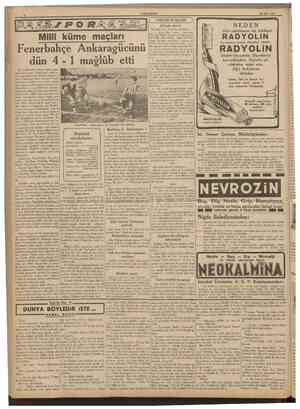  CUMHURÎYET 26 Marl 1939 Ç ASKERLİKİŞLERÎ Şubeye davet Fenerbahçe Ankaragücünü dün 4 1 mağlub etti Bir haftadanberi devam eden