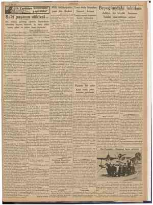  27 Mart 1939 CUMHURİYET Tarihten yapraklar Millî hâkimiyetin 2nci defa bozulan beraet kararı yeni bir ifadesi IBaşmakaleden