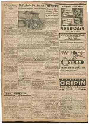  CUMHURIYET 31 Mart 1939 Lehistan Almanyanın taleblerini reddetti IBastarafı 1 tnct sahlfede] Beck ile görüşmek üzere...