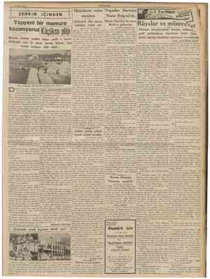  28 Nisan 1939 CUMHLJRİ¥ET ŞEHRiN İÇİNDEN Müstehcen resim Yugoslav Hariciye Nazırı Belgrad'da meselesi Ehlivukuf, dün akşam