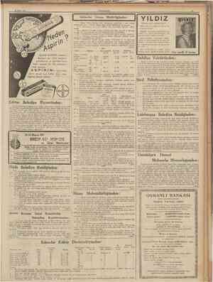  30 Nisan 1939 Ci sı;?t l Inhisarlar Umum Müdür lüğünden: I Cibali Tütün fabrikası için şartnamesi mucibince 3 aded yüksek...