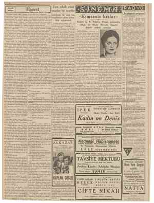  2 Mayıs 1939 Hasret Mükerrem Kâmil Su Tam nikâh gü yapılan bir tecrü Londrada bir genc kız, sevgilisinin aşkını kolaylıkla