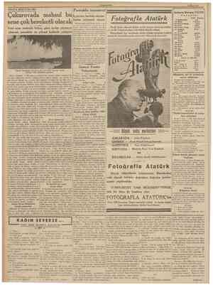  CUMHURIYET 4 Mayıs 1939 ADANA MEKTUBLARI: Çukurovada mahsul bu îç piyasa, haricin rekabeFotoğrafla Atatürk tinden müteessir