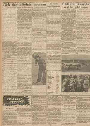 CUMHURlYET 19 Mayıs 1939 Türk denizciliğinin bayramı IBaştaraft 1 inci sahifedei bilir ve icabmda, burada da harb gemileri
