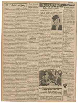  CÜMHURIYE». 29 Mavıs 1939 Bahar rüyası Bursa kozaları Ecnebi memleketlere 87 bin kilo koza satıldı RADYO Drothea Wieck in...